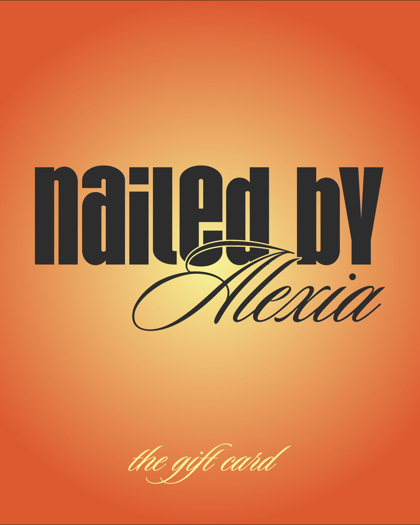 Nailed by Alexia gift card