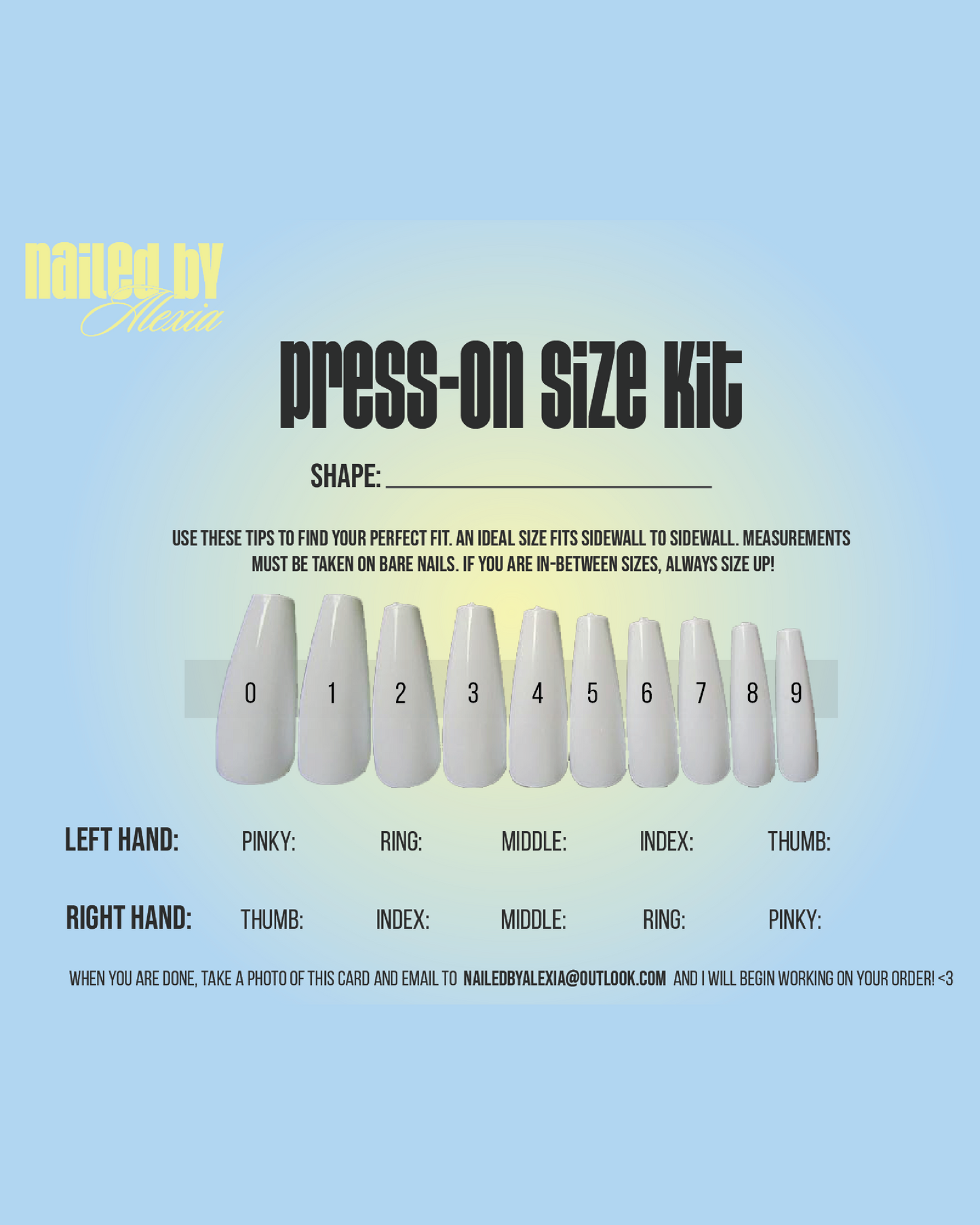 Sizing Kit