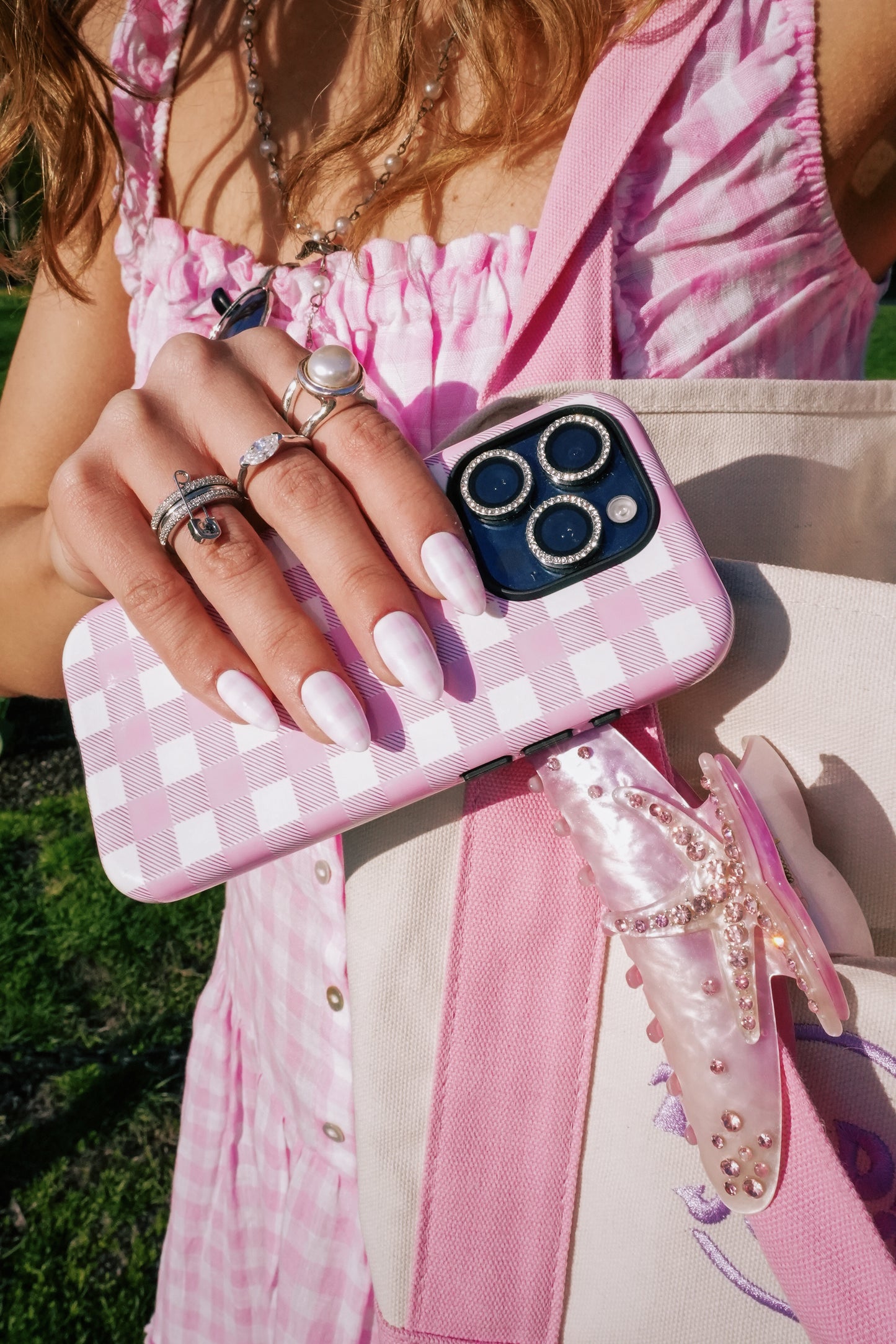 Pink Gingham - The Ren Lounge Collab